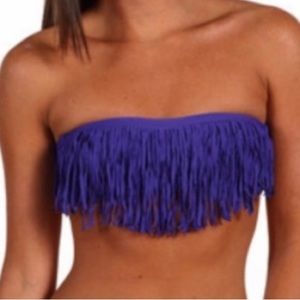 L Space Purple Fringe Top